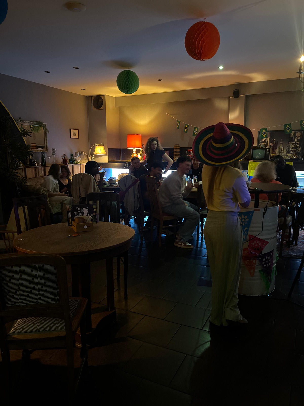 Hosts at the bar